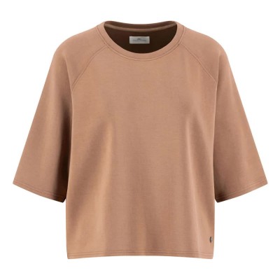 риза,с,къс,ръкав,дамски,блузи,fynch,hatton,25088095,short,sleeve,sweatshirt,brown,(cinnamon)