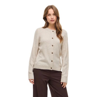 жилетка,дамски,пуловери,дамски,плетени,дрехи,vila,oli,cardigan,beige,(super,light,natural,melan)