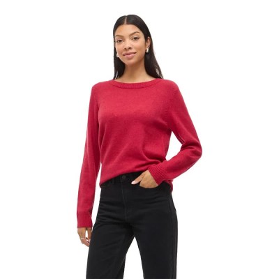 блуза,дамски,пуловери,дамски,плетени,дрехи,vila,ril,sweater,jester,red,dark,melange