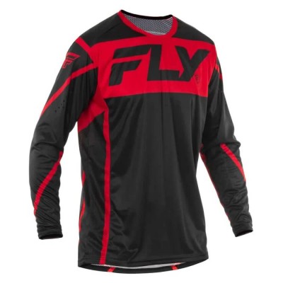 блуза,с,дълъг,ръкав,мъжки,тениски,дамски,тениски,fly,racing,lite,long,sleeve,jersey,black,(black,red)