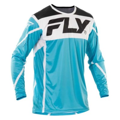 блуза,с,дълъг,ръкав,мъжки,тениски,дамски,тениски,fly,racing,lite,long,sleeve,jersey,blue,(blue,white,black)