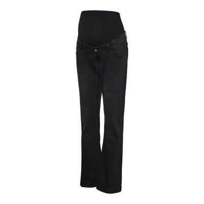дънки,дамски,панталони,mamalicious,kairo,maternity,flare,fit,jeans,black,(black,denim,detail,washed,black)