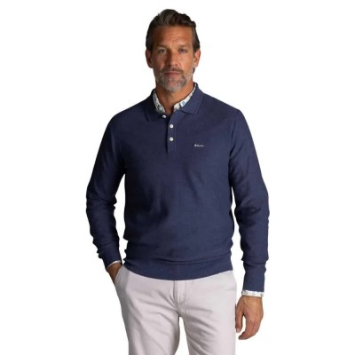 мъжки,блузи,с,яка,nza,new,zealand,25fn285,long,sleeve,polo,city,navy,melange,(blue)