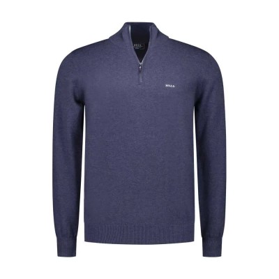 блуза,мъжки,пуловери,nza,new,zealand,25fn469,half,zip,sweater,city,navy,melange,(blue)