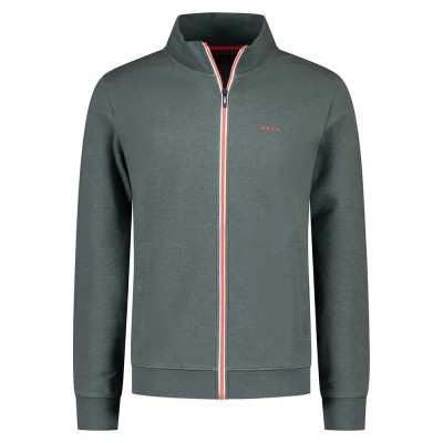 блуза,мъжки,пуловери,nza,new,zealand,25gn300,full,zip,sweatshirt,green,moss,melange,(green)