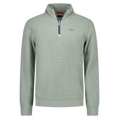 блуза,мъжки,пуловери,nza,new,zealand,25gn305,half,zip,sweatshirt,soft,green,(green)