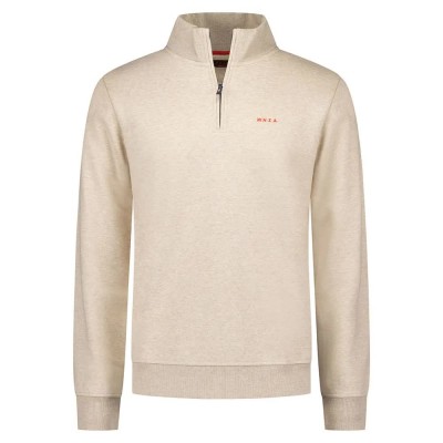 блуза,мъжки,пуловери,nza,new,zealand,25gn314,half,zip,sweatshirt,light,clay,melange,(beige)