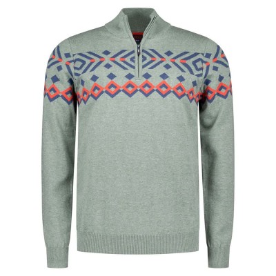 блуза,мъжки,пуловери,nza,new,zealand,25gn481,half,zip,sweater,soft,green,melange,(green)