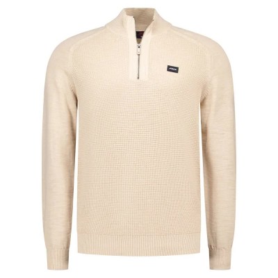 блуза,мъжки,пуловери,nza,new,zealand,25gn491,half,zip,sweater,light,clay,(beige)
