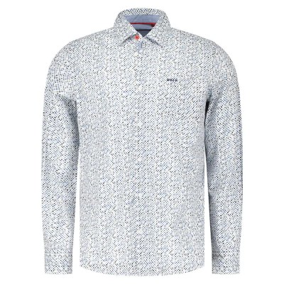 риза,с,дълъг,ръкав,мъжки,ризи,nza,new,zealand,25gn540,long,sleeve,shirt,ecru,multi,colour,(grey)