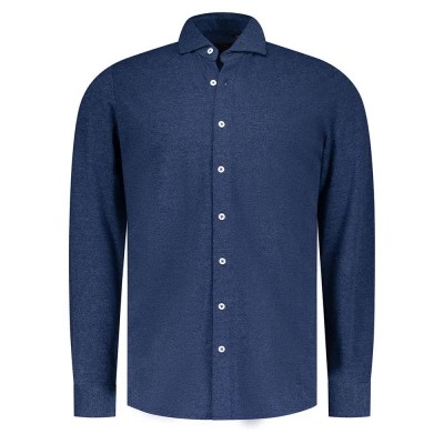 риза,с,дълъг,ръкав,мъжки,ризи,nza,new,zealand,25gn590,long,sleeve,shirt,navy,ocean,melange,(blue)