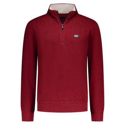 блуза,мъжки,пуловери,nza,new,zealand,25hn301,half,zip,sweatshirt,cherry,red,melange,(red)
