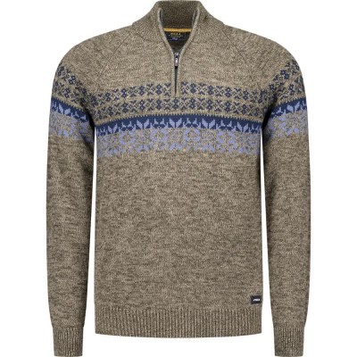 блуза,мъжки,пуловери,nza,new,zealand,25hn408,half,zip,sweater,green,(bottle,green,melange)