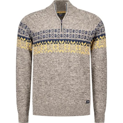 блуза,мъжки,пуловери,nza,new,zealand,25hn408,half,zip,sweater,grey,(warm,beige,melange)