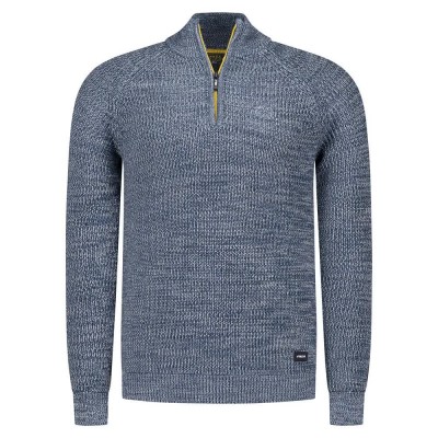 блуза,мъжки,пуловери,nza,new,zealand,25hn472,half,zip,sweater,mazarine,blue,melange