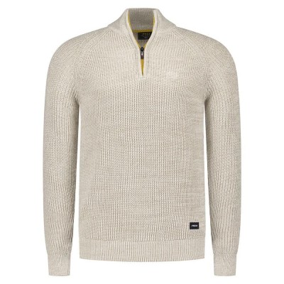 блуза,мъжки,пуловери,nza,new,zealand,25hn472,half,zip,sweater,warm,beige,melange