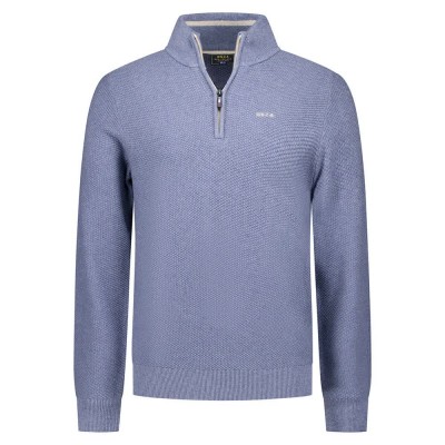 блуза,мъжки,пуловери,nza,new,zealand,25hn478,half,zip,sweater,soft,blue,melange