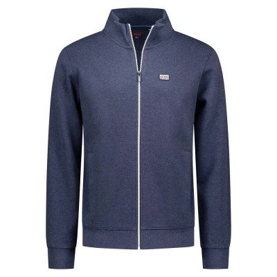 блуза,мъжки,пуловери,nza,new,zealand,25mn318,full,zip,sweatshirt,blue,(lake,navy,melange)
