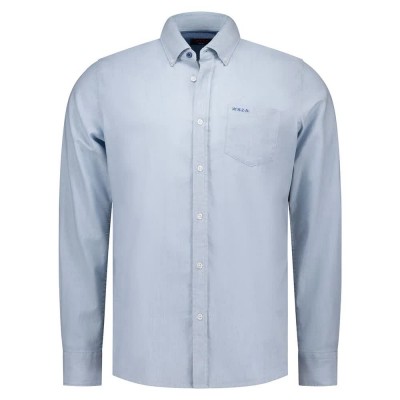 риза,с,дълъг,ръкав,мъжки,ризи,nza,new,zealand,25mn502,long,sleeve,shirt,blue,(sky,blue,melange)