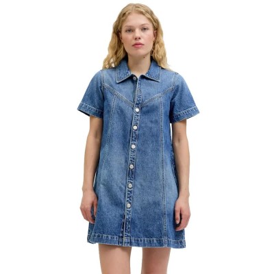 рокля,дамски,поли,и,рокли,jack,&,jones,amara,a,shape,jjxx,short,sleeve,short,dress,medium,blue,denim
