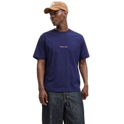 тениска,мъжки,тениски,jack,&,jones,norrebro,emb,short,sleeve,t,shirt,ocean,cavern,(blue)
