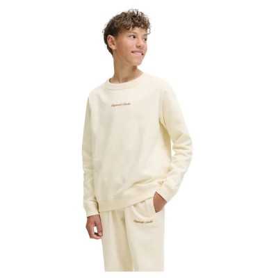 блуза,детски,блузи,jack,&,jones,norrebro,emb,sweatshirt,antique,white,(beige)