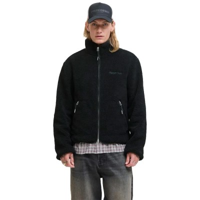 яке,мъжки,якета,jack,&,jones,norrebro,teddy,jacket,black,(black)