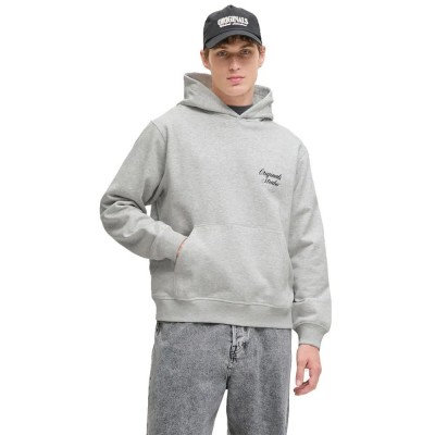 суичър,мъжки,пуловери,jack,&,jones,norrebro,typo,back,hoodie,white,melange,(grey)