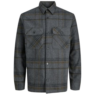 риза,с,дълъг,ръкав,мъжки,ризи,jack,&,jones,rayle,melange,long,sleeve,shirt,dark,grey,(grey)