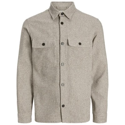 риза,с,дълъг,ръкав,мъжки,ризи,jack,&,jones,rayle,melange,solid,long,sleeve,shirt,ermine,(beige)