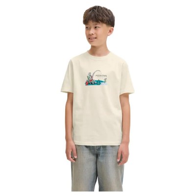 тениска,детски,тениски,jack,&,jones,skull,nature,short,sleeve,t,shirt,antique,white,(white)