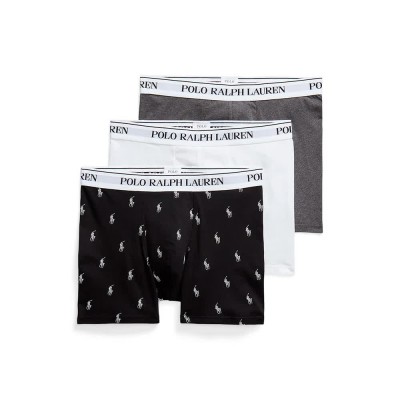 боксерки,мъжко,бельо,polo,ralph,lauren,714830300,boxers,3,units,black,aopp,berkeley,heather,white
