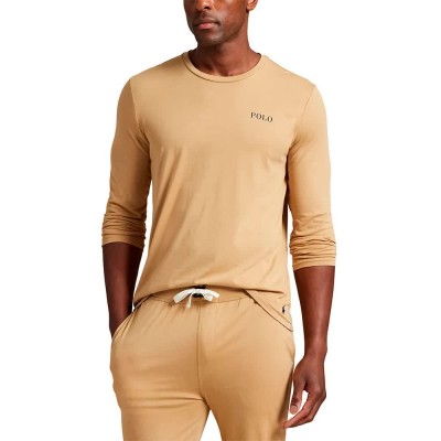 блуза,с,яка,мъжки,тениски,polo,ralph,lauren,714950582,long,sleeve,t,shirt,classic,camel