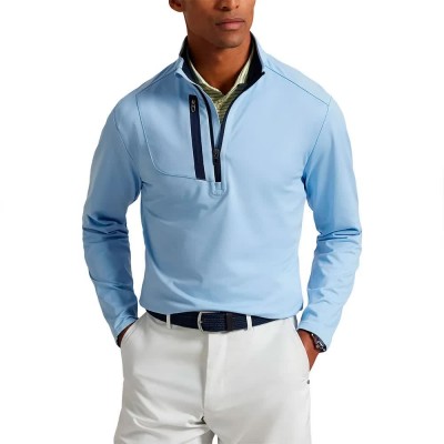блуза,мъжки,пуловери,дамски,пуловери,polo,ralph,lauren,785a70627,half,zip,sweater,blue,(office,blue)