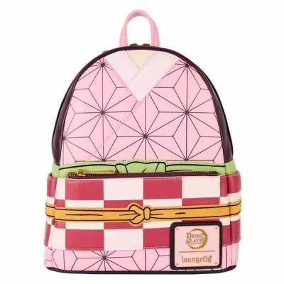 раница,раници,loungefly,nezuko,kamado,backpack,multicolor,(pink)