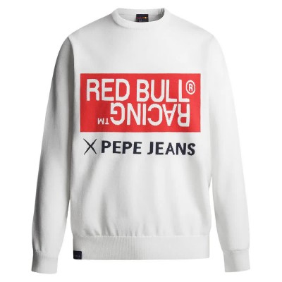блуза,мъжки,пуловери,дамски,пуловери,red,bull,racing,intarsia,logo,sweater,white,(off,white)