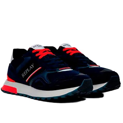 маратонки,мъжки,маратонки,дамски,маратонки,replay,bullet,one,trainers,blue,(navy)