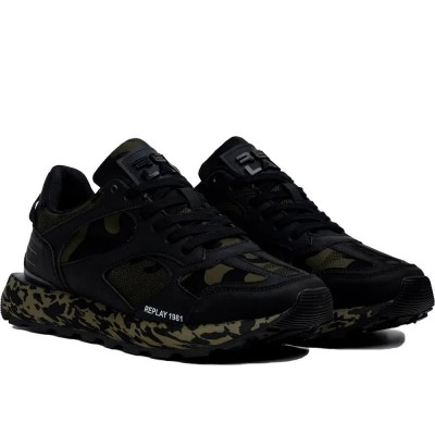 маратонки,мъжки,маратонки,replay,dean,covert,trainers,camo,green