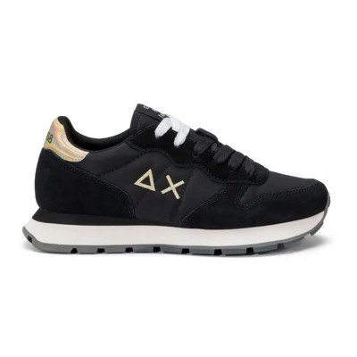 маратонки,дамски,маратонки,sun68,ally,gold,silver,trainers,black,(black)