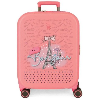куфари,enso,bonjour,37l,trolley,bag,coral,(pink)
