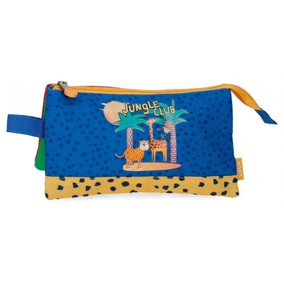 канцеларски,принадлежности,enso,jungle,club,210047405090,pencil,case,multicolor,(blue)