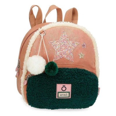 раница,раници,enso,shine,stars,backpack,coral,green,(orange)