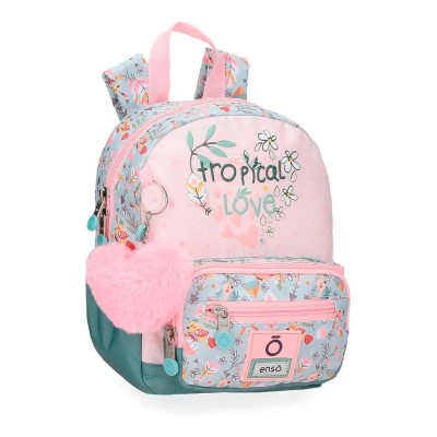 юношеска,раница,раници,enso,tropical,love,4l,junior,backpack,pink,green,(pink)