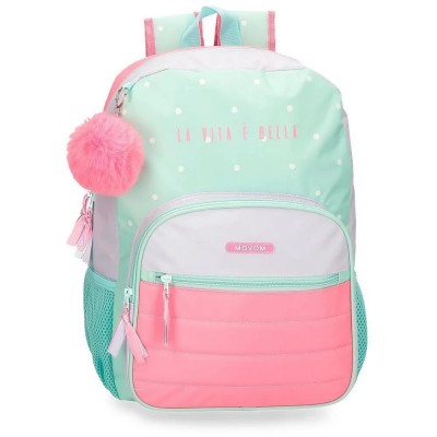 юношеска,раница,раници,movom,la,vita,e,bella,13l,junior,backpack,light,green,pink,(green)