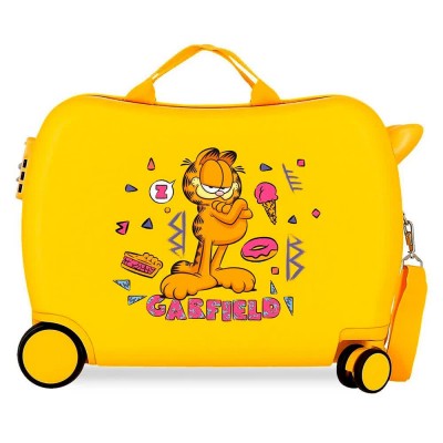 куфари,nickelodeon,garfield,34l,trolley,bag,yellow