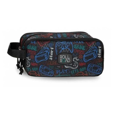 канцеларски,принадлежности,roll,road,next,level,110055407020,pencil,case,black,multicolor,(black)