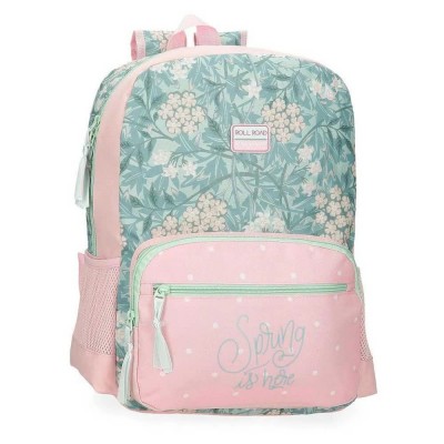 юношеска,раница,раници,roll,road,spring,is,here,20l,junior,backpack,pink,turquoise,(pink)