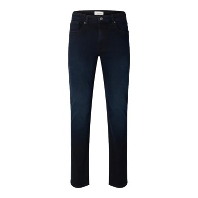 дънки,мъжки,панталони,selected,75,cleo,flex,614,slim,fit,jeans,blue,black,denim