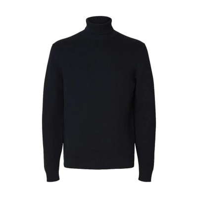 блуза,мъжки,пуловери,selected,dane,high,neck,sweater,sky,captain,(blue)