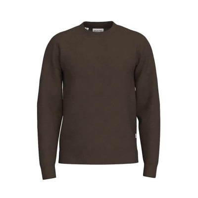 блуза,мъжки,пуловери,selected,emanuel,soft,sweatshirt,demitasse,(green,brown)